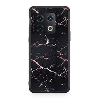 Thumbnail for 4 - OnePlus 10 Pro Black Rosegold Marble case, cover, bumper