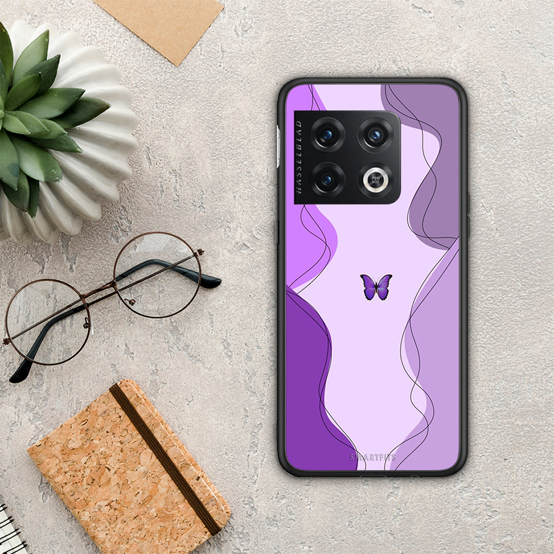Purple Mariposa - OnePlus 10 Pro θήκη