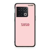 Thumbnail for OnePlus 10 Pro XOXO Love θήκη από τη Smartfits με σχέδιο στο πίσω μέρος και μαύρο περίβλημα | Smartphone case with colorful back and black bezels by Smartfits