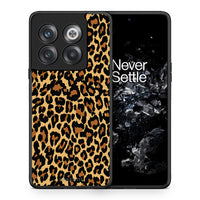 Thumbnail for Θήκη OnePlus 10T Leopard Animal από τη Smartfits με σχέδιο στο πίσω μέρος και μαύρο περίβλημα | OnePlus 10T Leopard Animal case with colorful back and black bezels