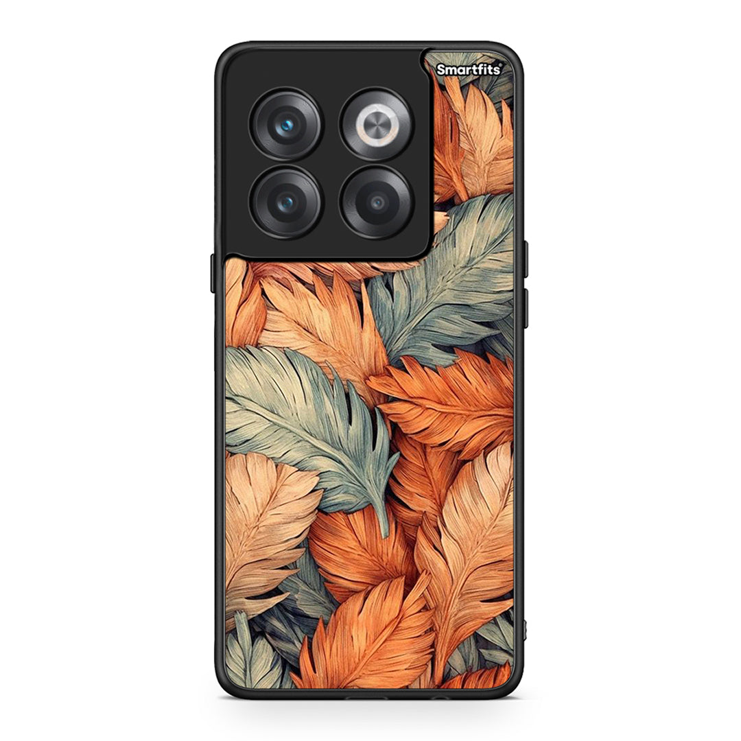 OnePlus 10T Autumn Leaves θήκη από τη Smartfits με σχέδιο στο πίσω μέρος και μαύρο περίβλημα | Smartphone case with colorful back and black bezels by Smartfits