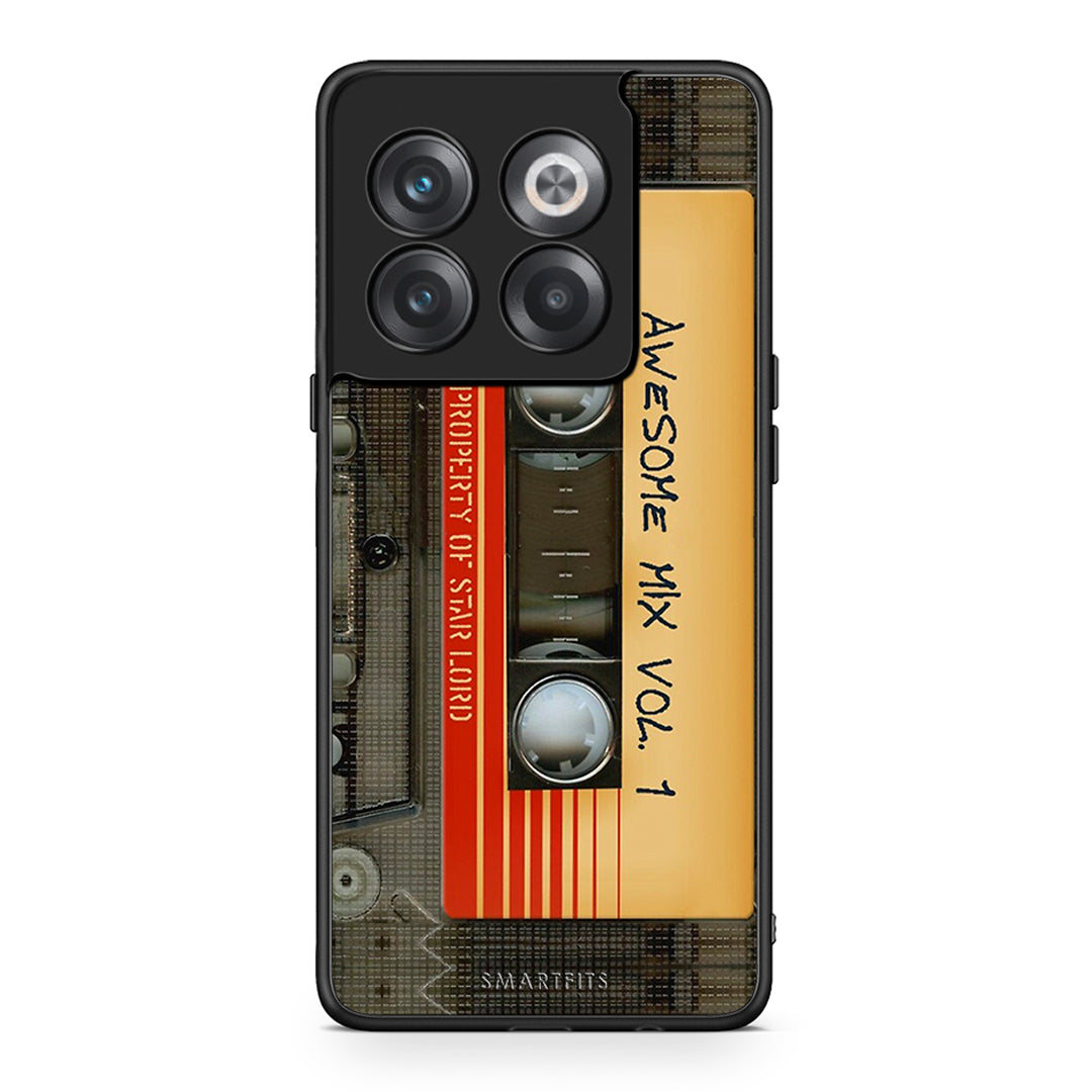OnePlus 10T Awesome Mix θήκη από τη Smartfits με σχέδιο στο πίσω μέρος και μαύρο περίβλημα | Smartphone case with colorful back and black bezels by Smartfits