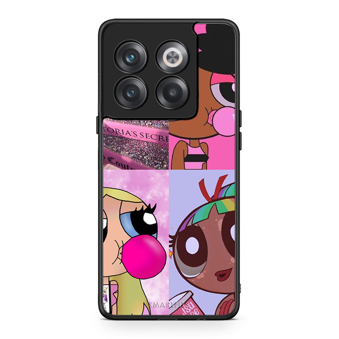 OnePlus 10T Bubble Girls Θήκη Αγίου Βαλεντίνου από τη Smartfits με σχέδιο στο πίσω μέρος και μαύρο περίβλημα | Smartphone case with colorful back and black bezels by Smartfits