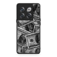 Thumbnail for OnePlus 10T Money Dollars θήκη από τη Smartfits με σχέδιο στο πίσω μέρος και μαύρο περίβλημα | Smartphone case with colorful back and black bezels by Smartfits