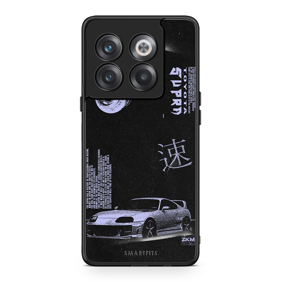 OnePlus 10T Tokyo Drift Θήκη Αγίου Βαλεντίνου από τη Smartfits με σχέδιο στο πίσω μέρος και μαύρο περίβλημα | Smartphone case with colorful back and black bezels by Smartfits