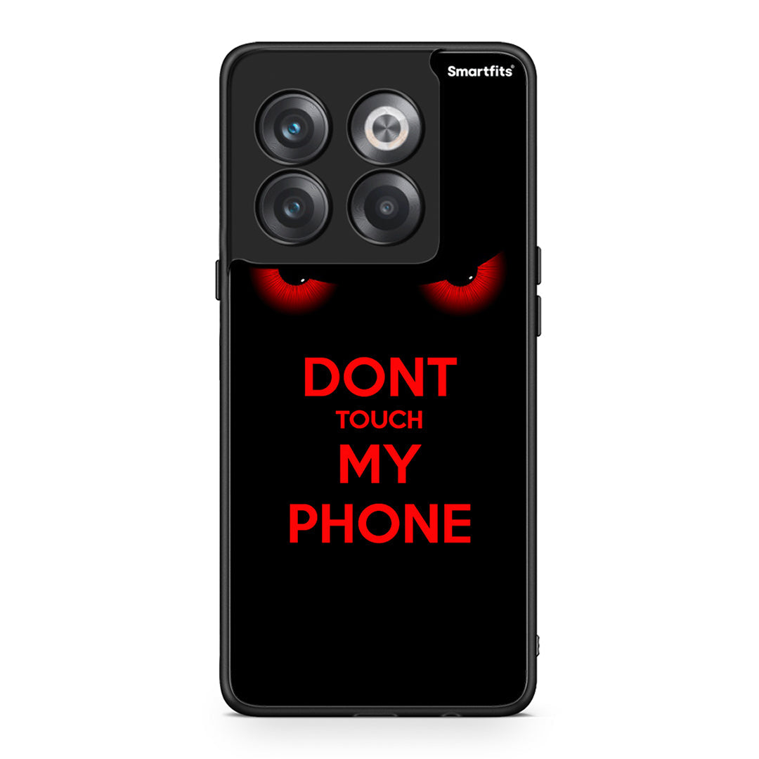 OnePlus 10T Touch My Phone θήκη από τη Smartfits με σχέδιο στο πίσω μέρος και μαύρο περίβλημα | Smartphone case with colorful back and black bezels by Smartfits