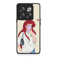 Thumbnail for OnePlus 10T Walking Mermaid Θήκη από τη Smartfits με σχέδιο στο πίσω μέρος και μαύρο περίβλημα | Smartphone case with colorful back and black bezels by Smartfits