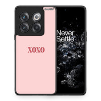 Thumbnail for Θήκη OnePlus 10T XOXO Love από τη Smartfits με σχέδιο στο πίσω μέρος και μαύρο περίβλημα | OnePlus 10T XOXO Love case with colorful back and black bezels