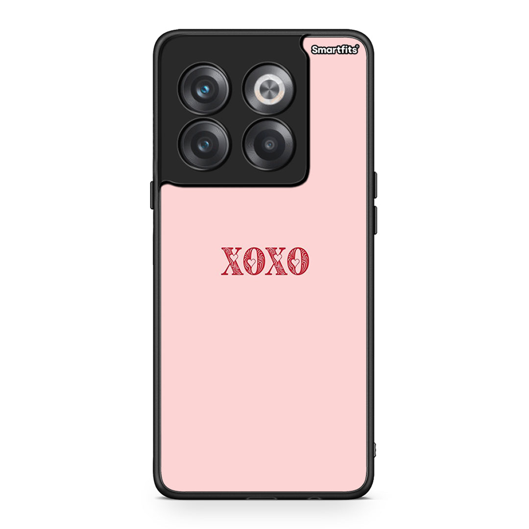 OnePlus 10T XOXO Love θήκη από τη Smartfits με σχέδιο στο πίσω μέρος και μαύρο περίβλημα | Smartphone case with colorful back and black bezels by Smartfits