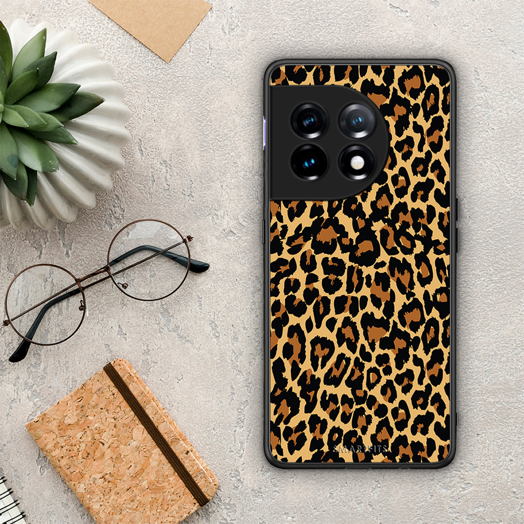 Θήκη OnePlus 11R / ACE 2 5G Animal Leopard από τη Smartfits με σχέδιο στο πίσω μέρος και μαύρο περίβλημα | OnePlus 11R / ACE 2 5G Animal Leopard Case with Colorful Back and Black Bezels