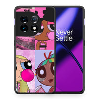 Thumbnail for Θήκη OnePlus 11R / ACE 2 5G Bubble Girls από τη Smartfits με σχέδιο στο πίσω μέρος και μαύρο περίβλημα | OnePlus 11R / ACE 2 5G Bubble Girls Case with Colorful Back and Black Bezels