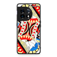Thumbnail for Θήκη OnePlus 11R / ACE 2 5G Card Love από τη Smartfits με σχέδιο στο πίσω μέρος και μαύρο περίβλημα | OnePlus 11R / ACE 2 5G Card Love Case with Colorful Back and Black Bezels