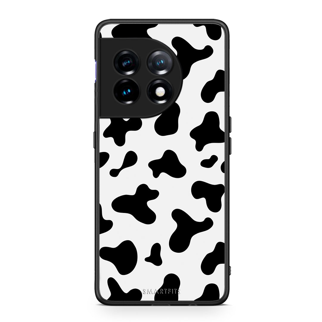 Θήκη OnePlus 11R / ACE 2 5G Cow Print από τη Smartfits με σχέδιο στο πίσω μέρος και μαύρο περίβλημα | OnePlus 11R / ACE 2 5G Cow Print Case with Colorful Back and Black Bezels