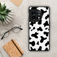 Thumbnail for Θήκη OnePlus 11R / ACE 2 5G Cow Print από τη Smartfits με σχέδιο στο πίσω μέρος και μαύρο περίβλημα | OnePlus 11R / ACE 2 5G Cow Print Case with Colorful Back and Black Bezels
