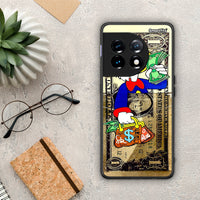 Thumbnail for Θήκη OnePlus 11 5G Duck Money από τη Smartfits με σχέδιο στο πίσω μέρος και μαύρο περίβλημα | OnePlus 11 5G Duck Money Case with Colorful Back and Black Bezels