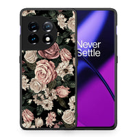 Thumbnail for Θήκη OnePlus 11R / ACE 2 5G Flower Wild Roses από τη Smartfits με σχέδιο στο πίσω μέρος και μαύρο περίβλημα | OnePlus 11R / ACE 2 5G Flower Wild Roses Case with Colorful Back and Black Bezels