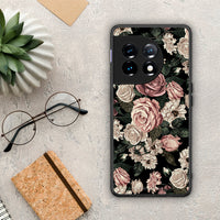 Thumbnail for Θήκη OnePlus 11 5G Flower Wild Roses από τη Smartfits με σχέδιο στο πίσω μέρος και μαύρο περίβλημα | OnePlus 11 5G Flower Wild Roses Case with Colorful Back and Black Bezels