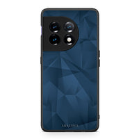 Thumbnail for Θήκη OnePlus 11R / ACE 2 5G Geometric Blue Abstract από τη Smartfits με σχέδιο στο πίσω μέρος και μαύρο περίβλημα | OnePlus 11R / ACE 2 5G Geometric Blue Abstract Case with Colorful Back and Black Bezels