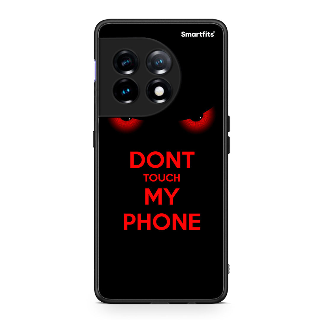 Θήκη OnePlus 11R / ACE 2 5G Touch My Phone από τη Smartfits με σχέδιο στο πίσω μέρος και μαύρο περίβλημα | OnePlus 11R / ACE 2 5G Touch My Phone Case with Colorful Back and Black Bezels