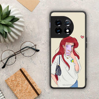 Thumbnail for Θήκη OnePlus 11R / ACE 2 5G Walking Mermaid από τη Smartfits με σχέδιο στο πίσω μέρος και μαύρο περίβλημα | OnePlus 11R / ACE 2 5G Walking Mermaid Case with Colorful Back and Black Bezels