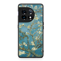 Thumbnail for Θήκη OnePlus 11 5G White Blossoms από τη Smartfits με σχέδιο στο πίσω μέρος και μαύρο περίβλημα | OnePlus 11 5G White Blossoms Case with Colorful Back and Black Bezels
