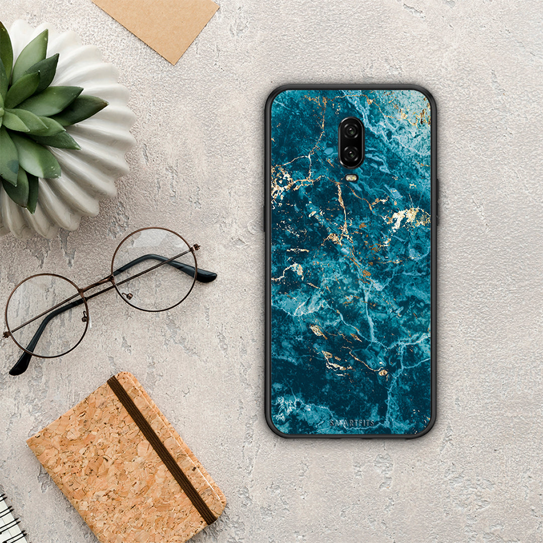 Marble Blue - OnePlus 6T θήκη