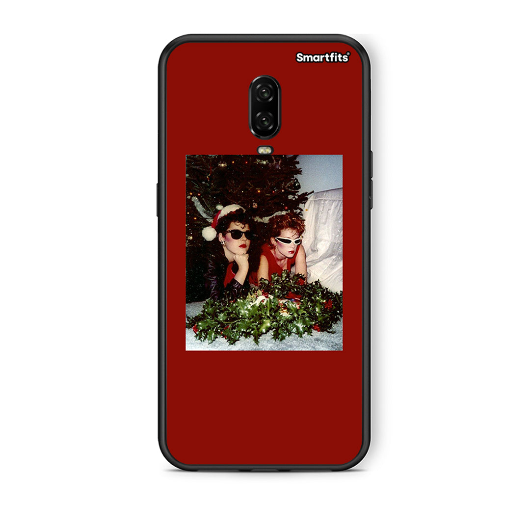 OnePlus 6 Waiting For Xmas θήκη από τη Smartfits με σχέδιο στο πίσω μέρος και μαύρο περίβλημα | Smartphone case with colorful back and black bezels by Smartfits