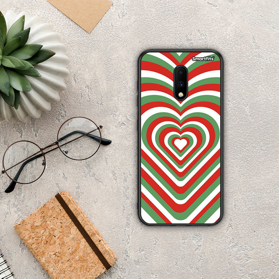 Christmas Hearts - OnePlus 7 θήκη