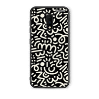 Thumbnail for OnePlus 7 Doodle Art Θήκη από τη Smartfits με σχέδιο στο πίσω μέρος και μαύρο περίβλημα | Smartphone case with colorful back and black bezels by Smartfits