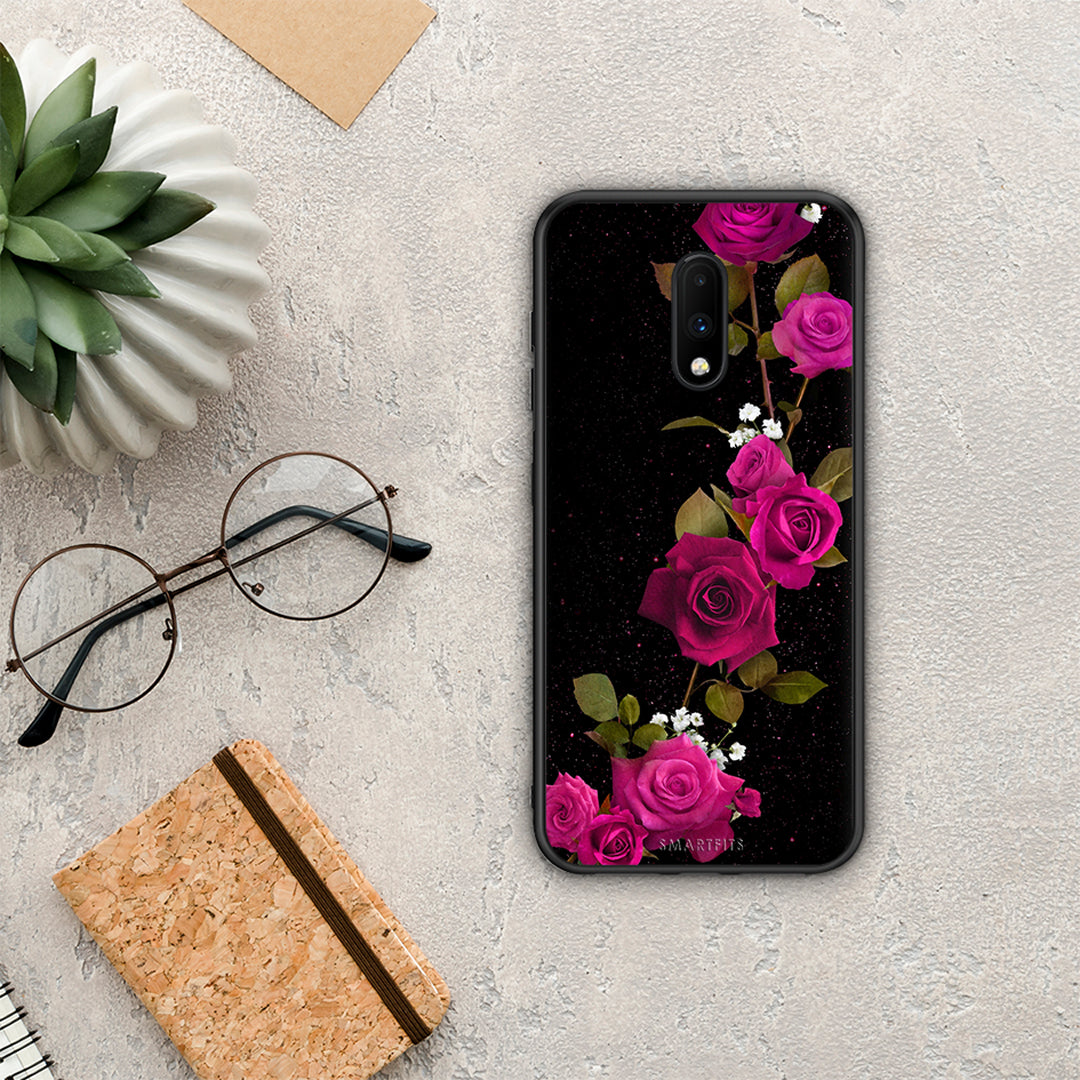 Flower Red Roses - OnePlus 7 θήκη