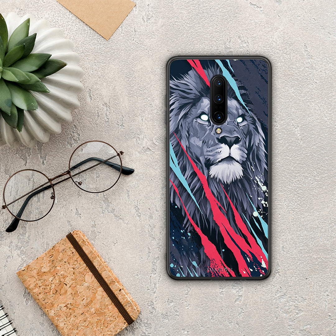 PopArt Lion Designer - OnePlus 7 Pro θήκη