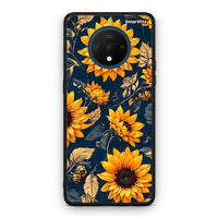 Thumbnail for OnePlus 7T Autumn Sunflowers Θήκη από τη Smartfits με σχέδιο στο πίσω μέρος και μαύρο περίβλημα | Smartphone case with colorful back and black bezels by Smartfits