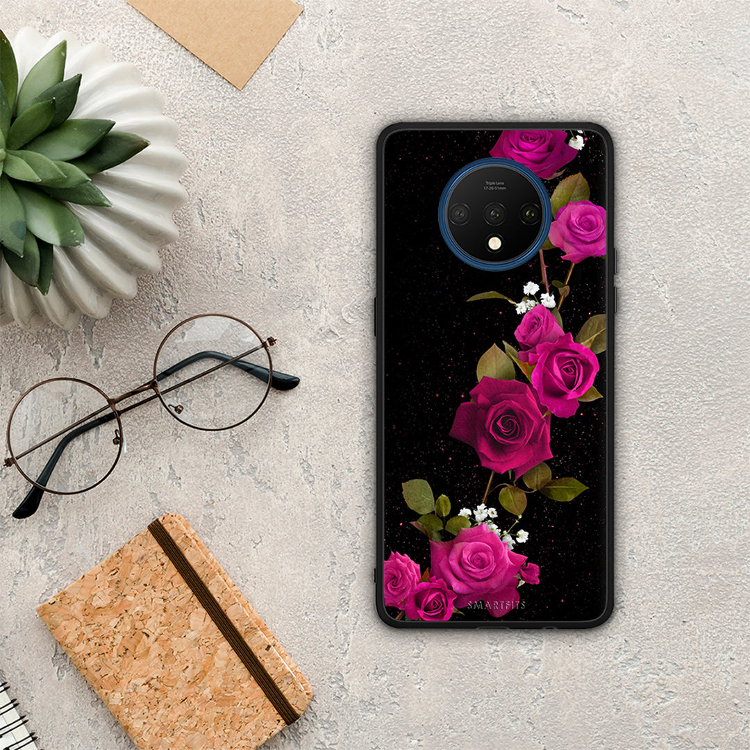 Flower Red Roses - OnePlus 7T θήκη