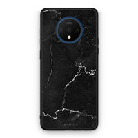 Thumbnail for OnePlus 7T Marble Black θήκη από τη Smartfits με σχέδιο στο πίσω μέρος και μαύρο περίβλημα | Smartphone case with colorful back and black bezels by Smartfits