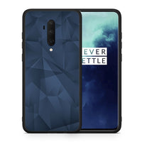 Thumbnail for Θήκη OnePlus 7T Pro Blue Abstract Geometric από τη Smartfits με σχέδιο στο πίσω μέρος και μαύρο περίβλημα | OnePlus 7T Pro Blue Abstract Geometric case with colorful back and black bezels
