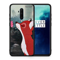 Thumbnail for Θήκη OnePlus 7T Pro Tod And Vixey Love 2 από τη Smartfits με σχέδιο στο πίσω μέρος και μαύρο περίβλημα | OnePlus 7T Pro Tod And Vixey Love 2 case with colorful back and black bezels