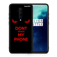 Thumbnail for Θήκη OnePlus 7T Pro Touch My Phone από τη Smartfits με σχέδιο στο πίσω μέρος και μαύρο περίβλημα | OnePlus 7T Pro Touch My Phone case with colorful back and black bezels