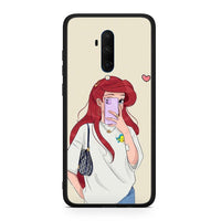 Thumbnail for OnePlus 7T Pro Walking Mermaid Θήκη από τη Smartfits με σχέδιο στο πίσω μέρος και μαύρο περίβλημα | Smartphone case with colorful back and black bezels by Smartfits