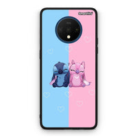 Thumbnail for OnePlus 7T Stitch And Angel θήκη από τη Smartfits με σχέδιο στο πίσω μέρος και μαύρο περίβλημα | Smartphone case with colorful back and black bezels by Smartfits