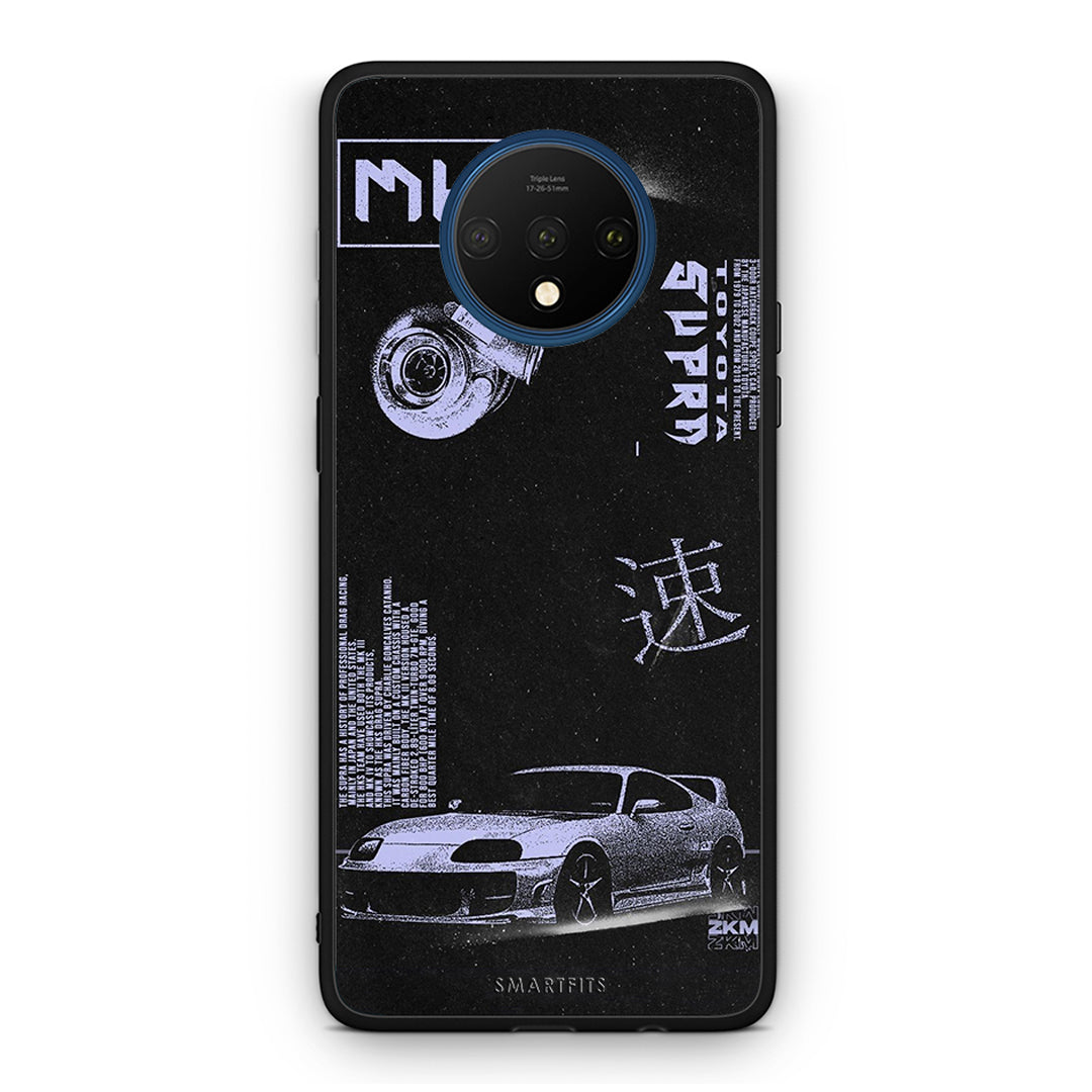 OnePlus 7T Tokyo Drift Θήκη Αγίου Βαλεντίνου από τη Smartfits με σχέδιο στο πίσω μέρος και μαύρο περίβλημα | Smartphone case with colorful back and black bezels by Smartfits