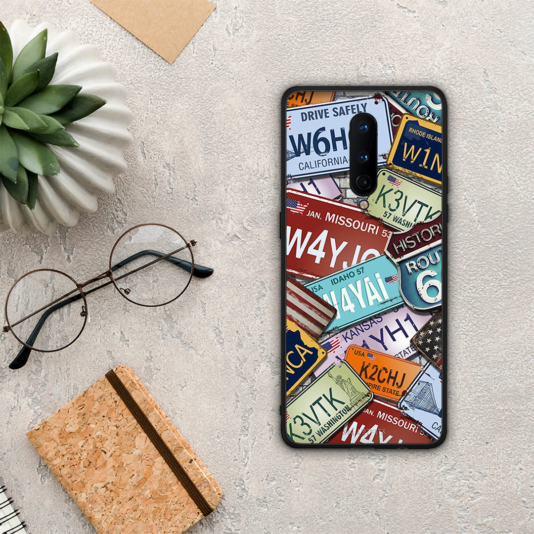 Car Plates - OnePlus 8 θήκη