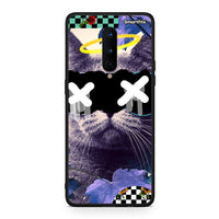 Thumbnail for OnePlus 8 Cat Collage θήκη από τη Smartfits με σχέδιο στο πίσω μέρος και μαύρο περίβλημα | Smartphone case with colorful back and black bezels by Smartfits