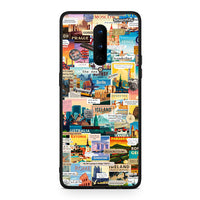 Thumbnail for OnePlus 8 Live To Travel θήκη από τη Smartfits με σχέδιο στο πίσω μέρος και μαύρο περίβλημα | Smartphone case with colorful back and black bezels by Smartfits