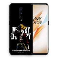 Thumbnail for Θήκη OnePlus 8 Pirate King από τη Smartfits με σχέδιο στο πίσω μέρος και μαύρο περίβλημα | OnePlus 8 Pirate King case with colorful back and black bezels