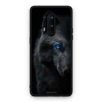 Thumbnail for OnePlus 8 Pro Dark Wolf θήκη από τη Smartfits με σχέδιο στο πίσω μέρος και μαύρο περίβλημα | Smartphone case with colorful back and black bezels by Smartfits