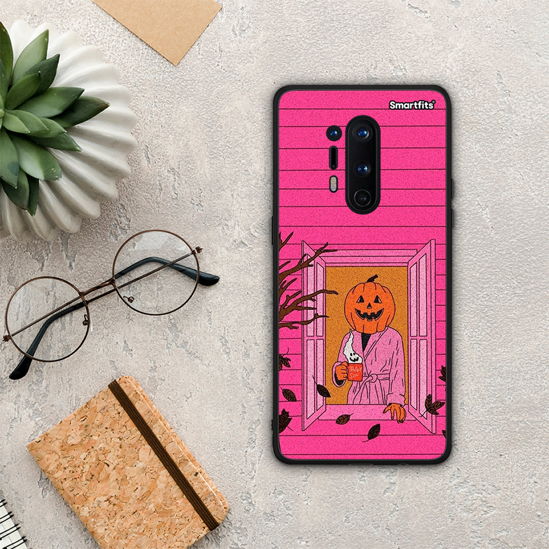 Halloween Pumpkin Lady - OnePlus 8 Pro θήκη