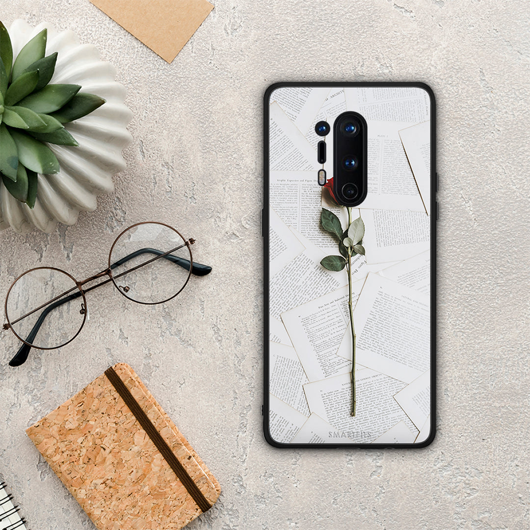 Red Rose - OnePlus 8 Pro θήκη