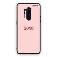Thumbnail for OnePlus 8 Pro XOXO Love θήκη από τη Smartfits με σχέδιο στο πίσω μέρος και μαύρο περίβλημα | Smartphone case with colorful back and black bezels by Smartfits