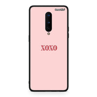 Thumbnail for OnePlus 8 XOXO Love θήκη από τη Smartfits με σχέδιο στο πίσω μέρος και μαύρο περίβλημα | Smartphone case with colorful back and black bezels by Smartfits