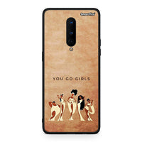 Thumbnail for OnePlus 8 You Go Girl θήκη από τη Smartfits με σχέδιο στο πίσω μέρος και μαύρο περίβλημα | Smartphone case with colorful back and black bezels by Smartfits